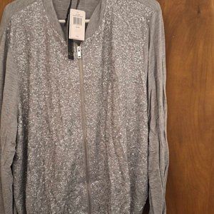 Jeans by Buffalo XL/XG   Zippered light weight jacket, with sparkles on front.